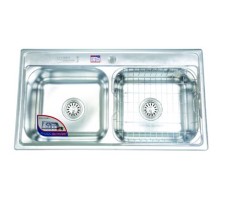 Chậu rửa chén bát DT84 inox SUS 304 cao cấp