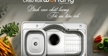 Siêu phẩm chậu rửa inox chuẩn Hàn – WONANG KOREA đã có mặt tại Việt Nam